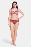 Amante Low Rise Three-Fourth Coverage Hipster Panty - Autumn Rose — thumbnail 5